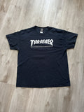 Thrasher Logo Black T Shirt Hoodie, Sweatshirt | FlexRushtees.com