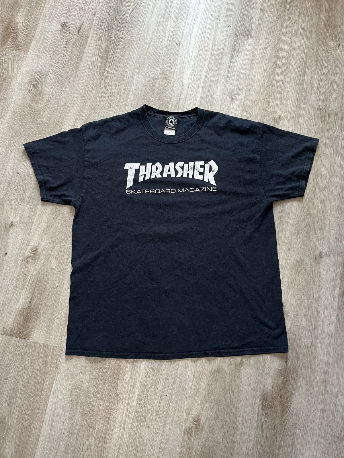 Thrasher Logo Black T Shirt Hoodie, Sweatshirt | FlexRushtees.com
