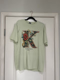 Kith Floral K Vintage Tee L Hoodie, Sweatshirt | FlexRushtees.com