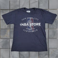 Vintage Nba T Shirt Men Small Short Sleeve Blue New York City 5th Avenue Logo Casual Graphic Tee Hoodie, Sweatshirt