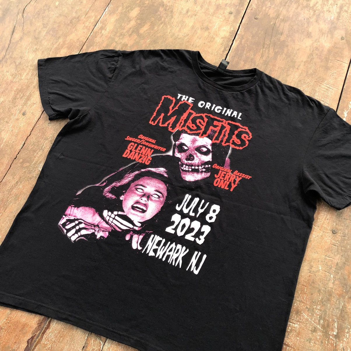 Band Tees The Original Misfits Tour Rare T Shirt Hoodie, Sweatshirt | FlexRushtees.com