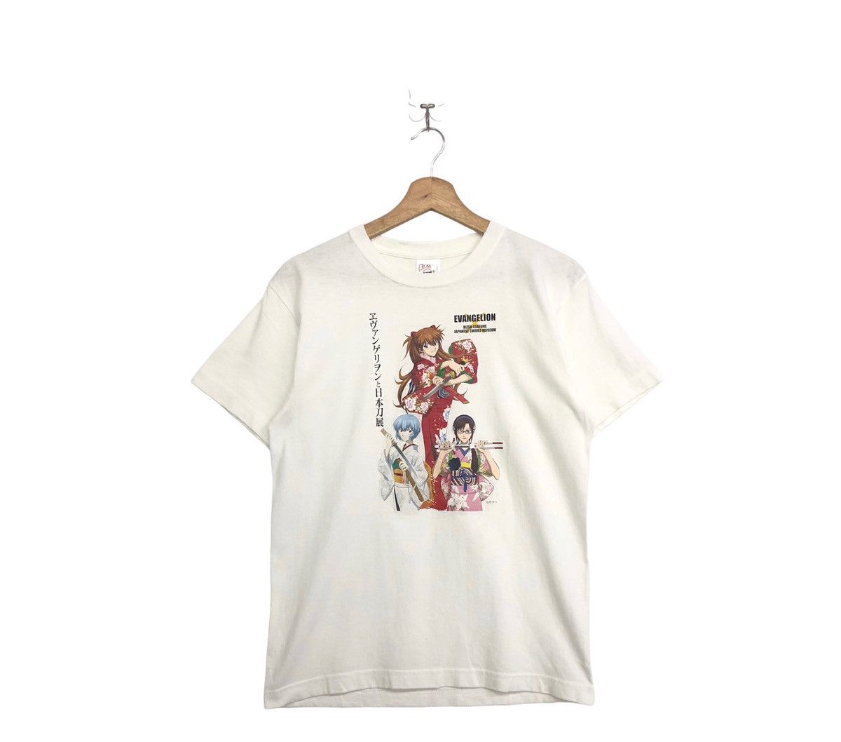 Japanese Brand Rare Evangelion Anime Japanese Sword Museum Tee Hoodie, Sweatshirt | FlexRushtees.com