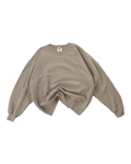 Vintage Blank Jerzees Sweatshirt Sand Beige Boxy Fit 90s