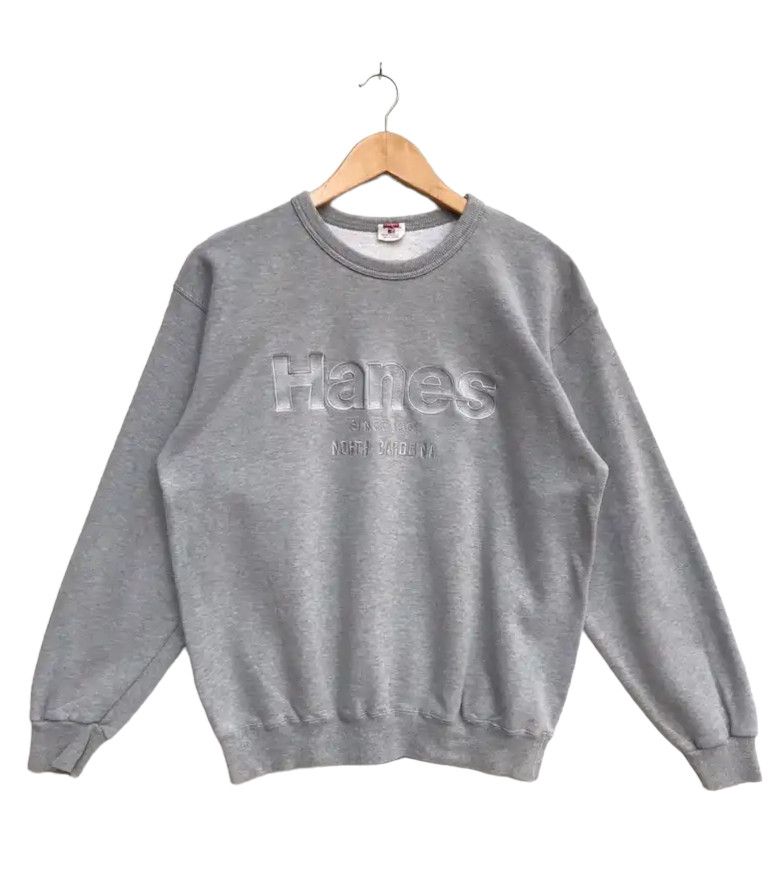 Vintage Hanes Embroidery Logo Sweatshirt