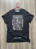 White Off White Caravaggio Tee Black Medium Hoodie, Sweatshirt | FlexRushtees.com
