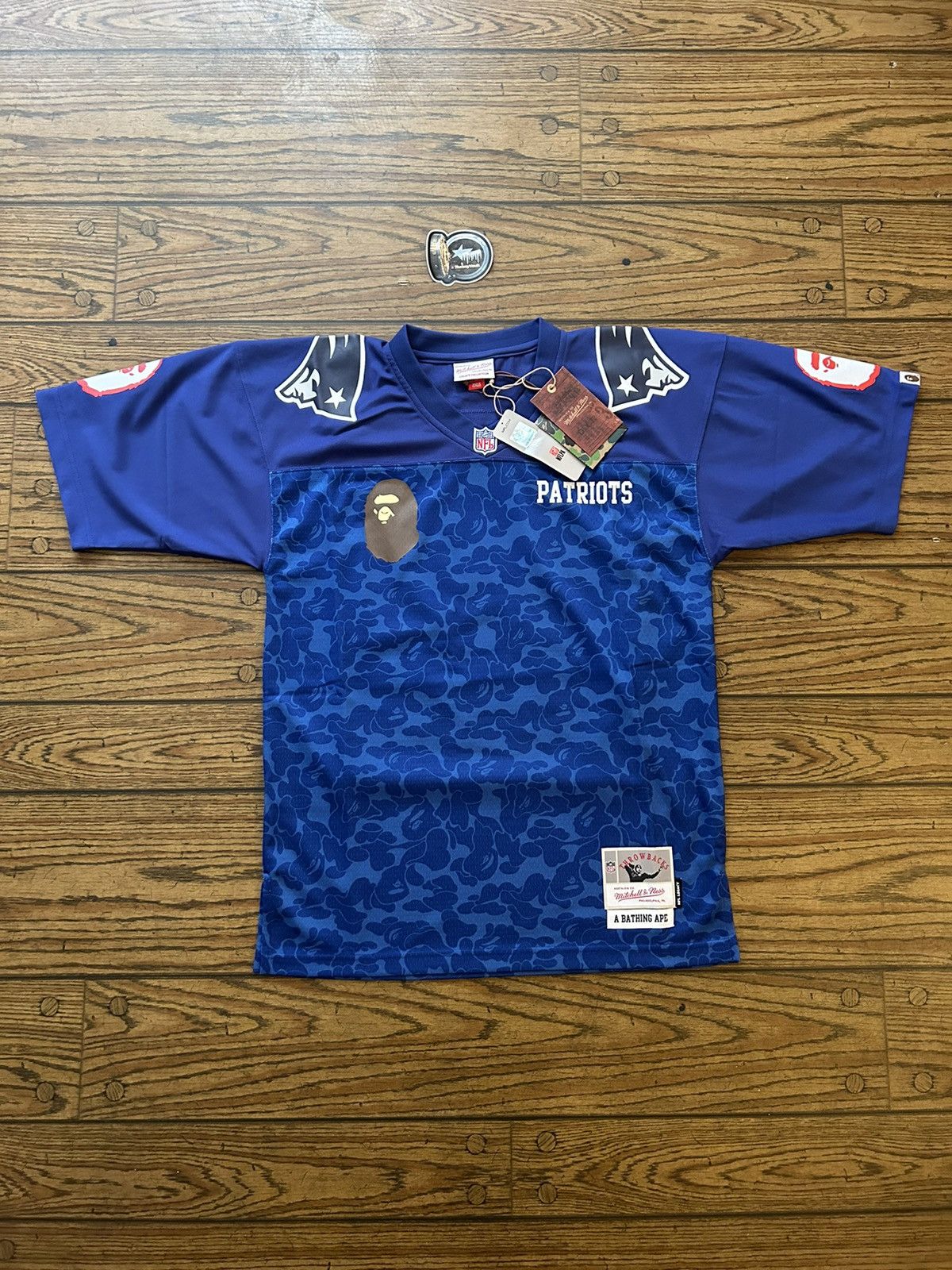 Mitchell Ness Bape X Mitchell Ness Patriots Jersey