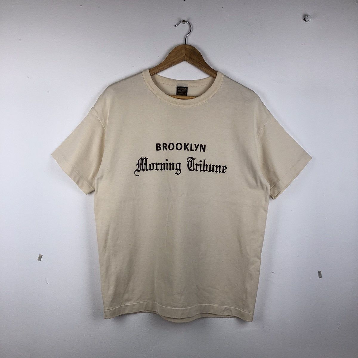 Japanese Brand A Vontade Brooklyn Morning Tribune T Shirt