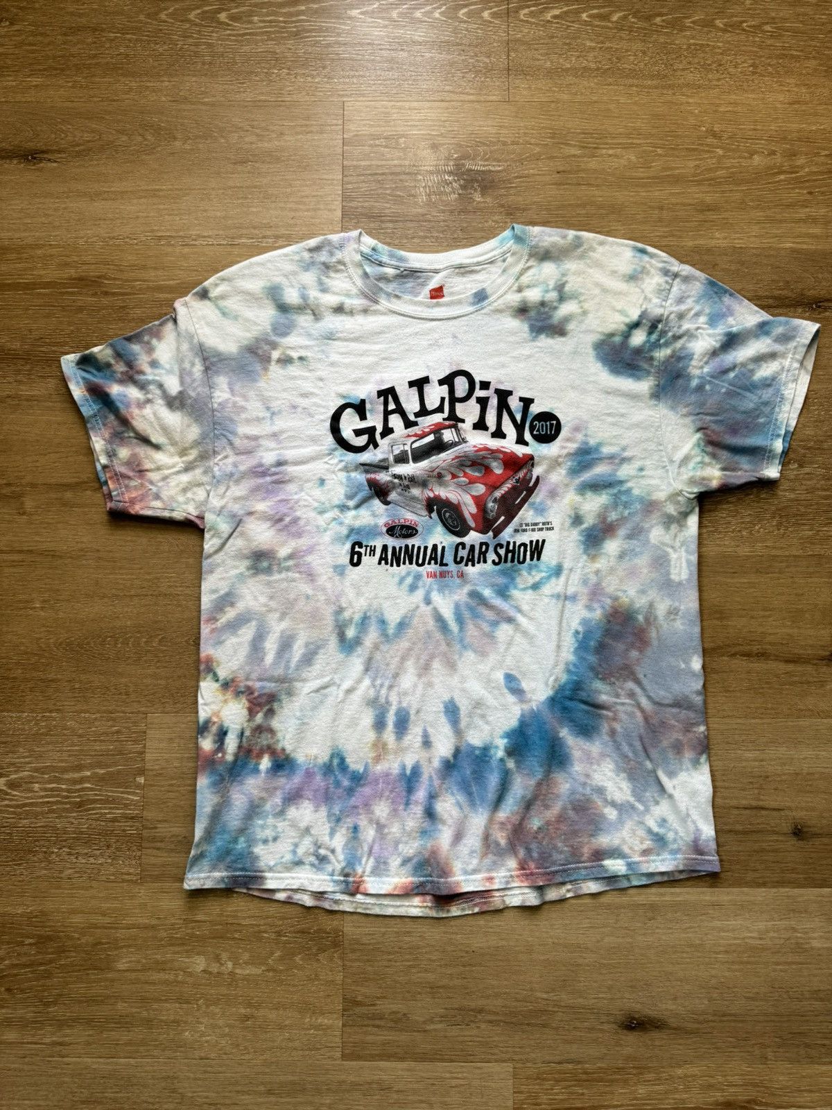 Ford Trippy Ice Dye Galpin Ford Motors Hot Rod T Shirt