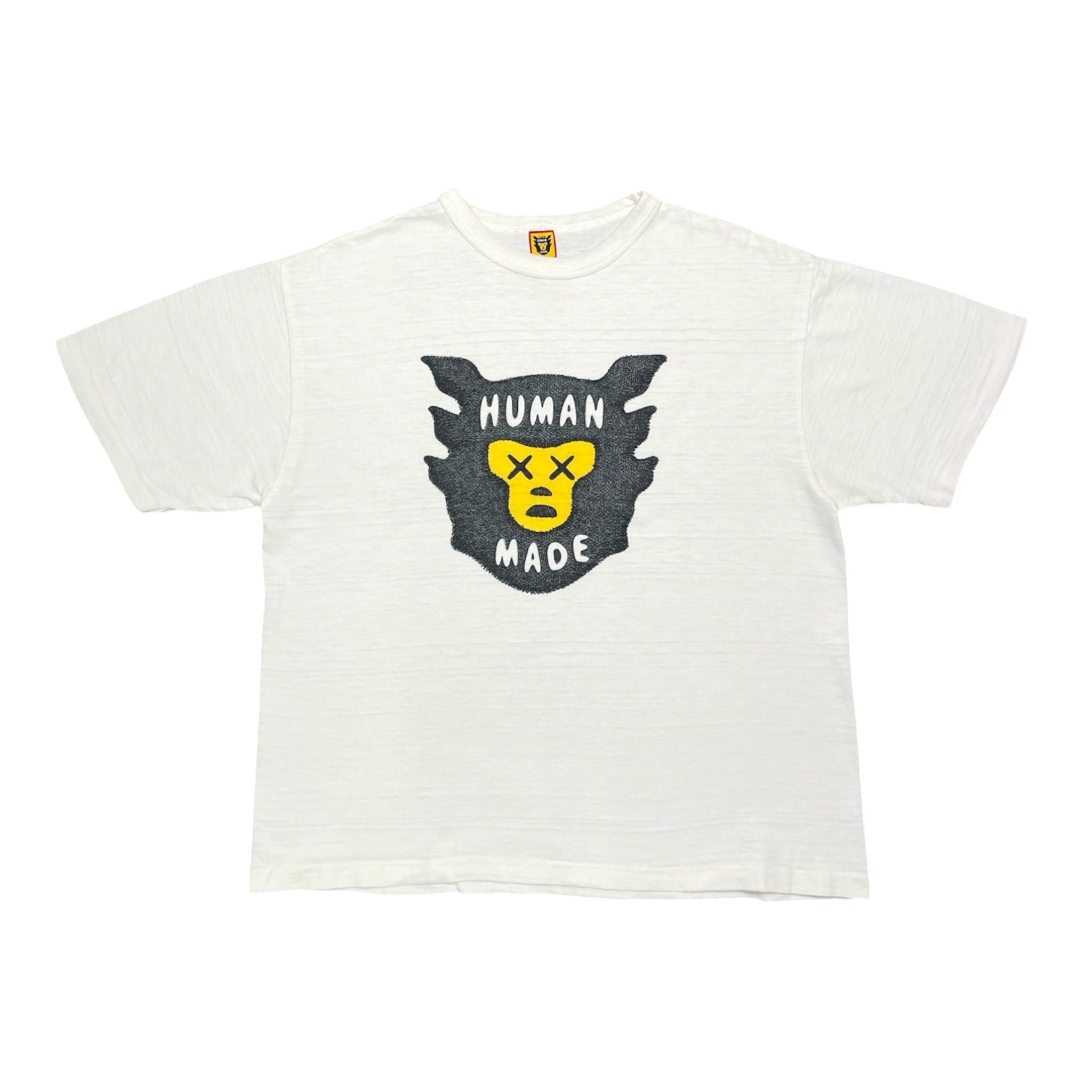Kaws Bear Short Sleeve Tee Shirt Cream Hoodie, Sweatshirt | FlexRushtees.com
