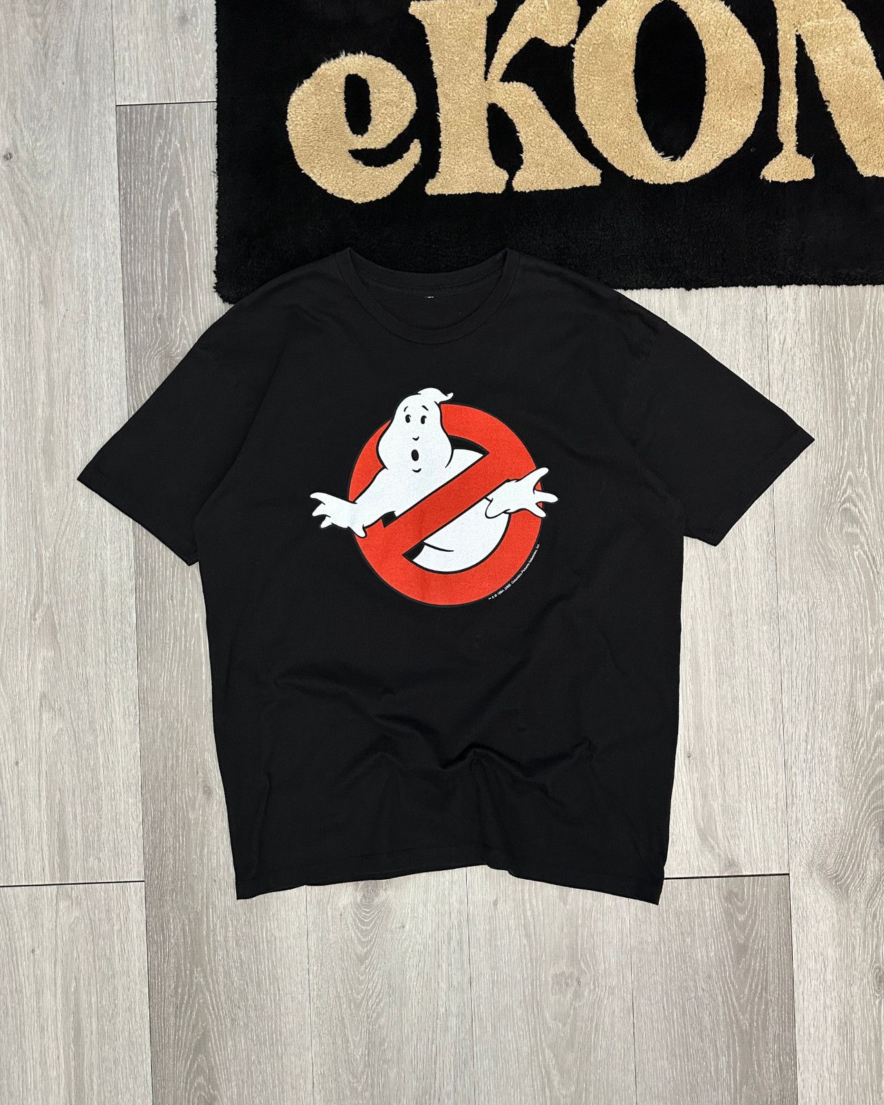 Vintage 2009 Ghostbusters Logo Movie Promo Black T Shirt Size Xl