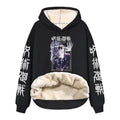 Vintage Gojo Satoru Warm Hoodie Winter Jujutsu Kaisen