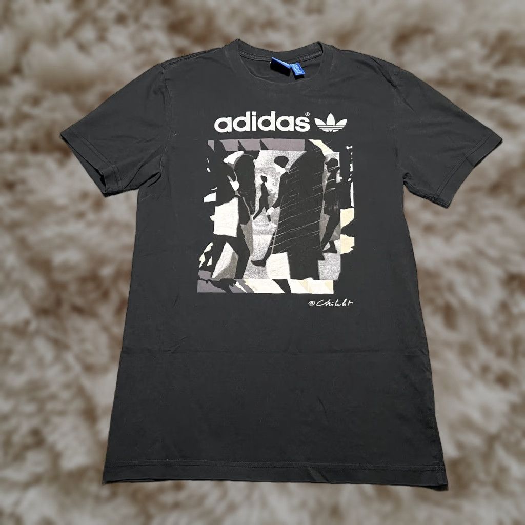 Adidas T Shirt Mens Small Jean Philippe Legouarde Paris Abstract Artist Crew Shirt Men S Blac