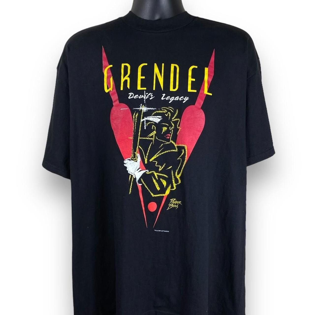 Vintage Hanes Graphitti Comic Book Grendel Tee Tshirt