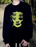 Rumi Rare Y2k Psychedelic Oversized Sweatshirt