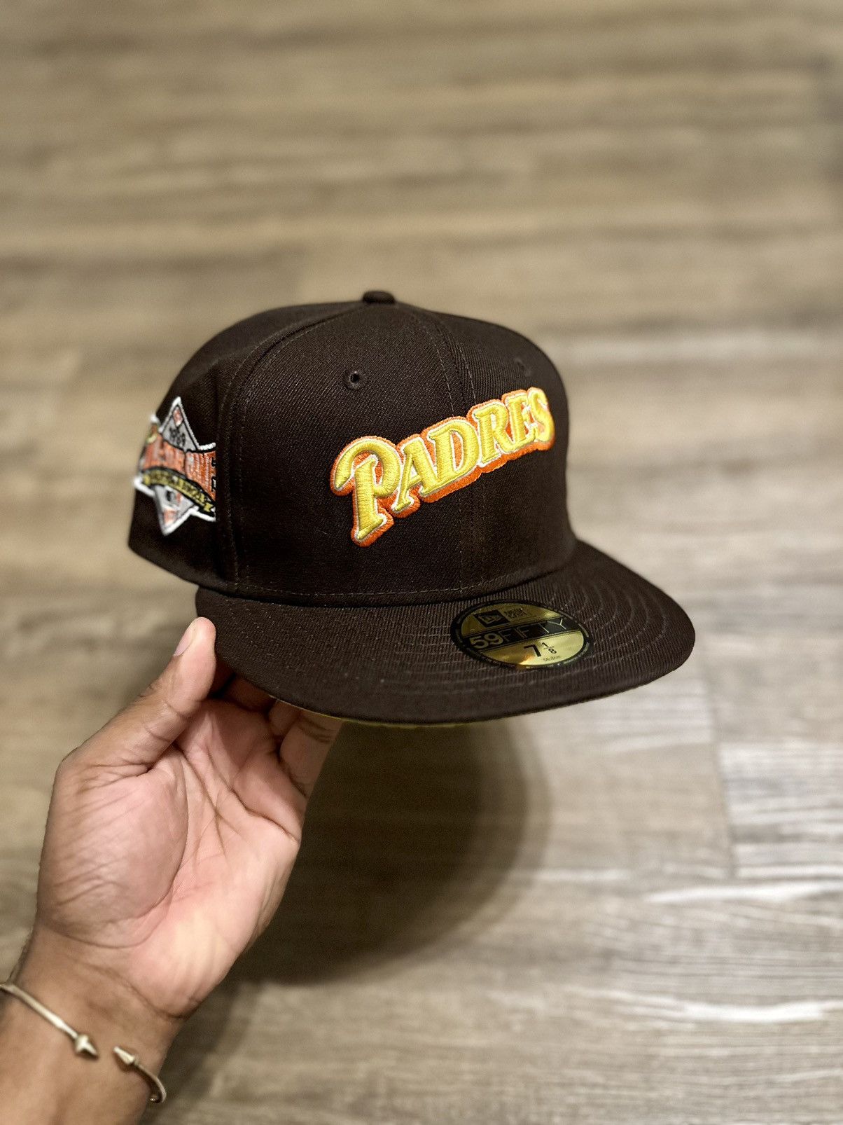 Myfitteds X New Era New Era San Diego Padres Diallo Script Grail Rare Size 7 1 8