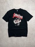 Judas Priest X Vintage Vintage Judas Priest Breaking The Law Promo Boxy T Shirt Xxl Hoodie, Sweatshirt | FlexRushtees.com