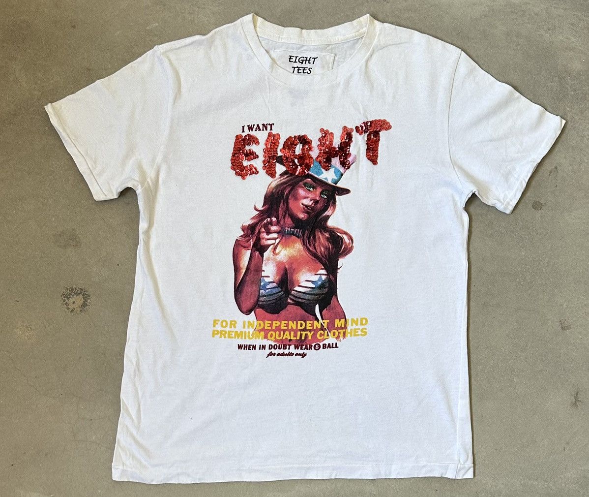 Japanese Brand Vintage Eightball Eight Tees Japan Tee Hoodie, Sweatshirt | FlexRushtees.com