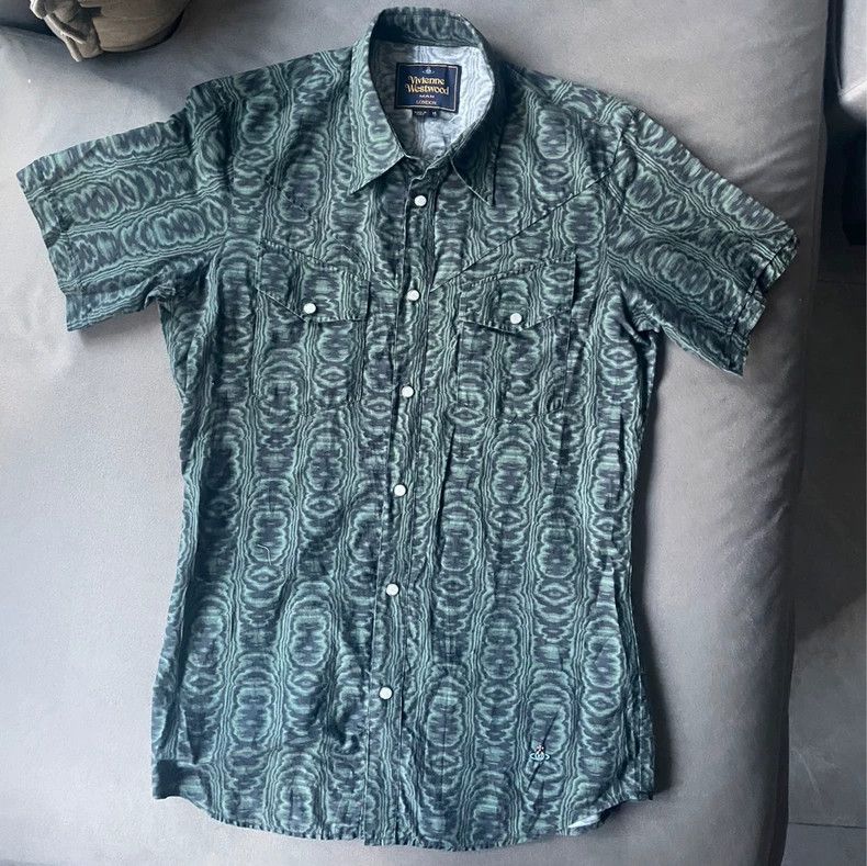 Westwood Vivienne Westwood Psychedelic Pop Short Sleeved Western Sh