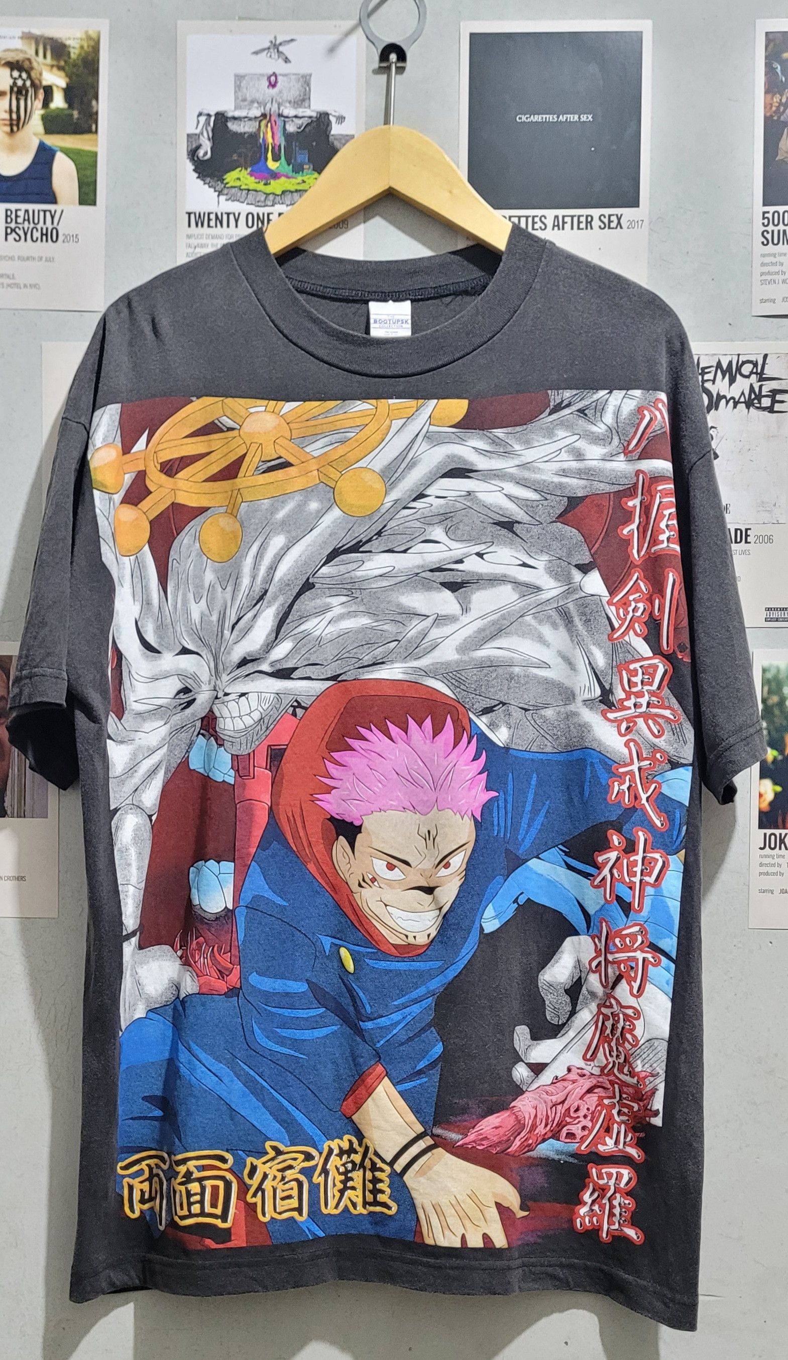 Anime Jujutsu Kaisen Sukuna Yuji And Megumi Fushiguro Fansmade