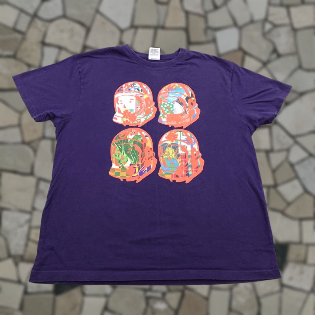 Billionaire Boys Club Vintage Billionaire Boys Club Shirt Mens 2xl Purple Astronaut Helmet Graphic T