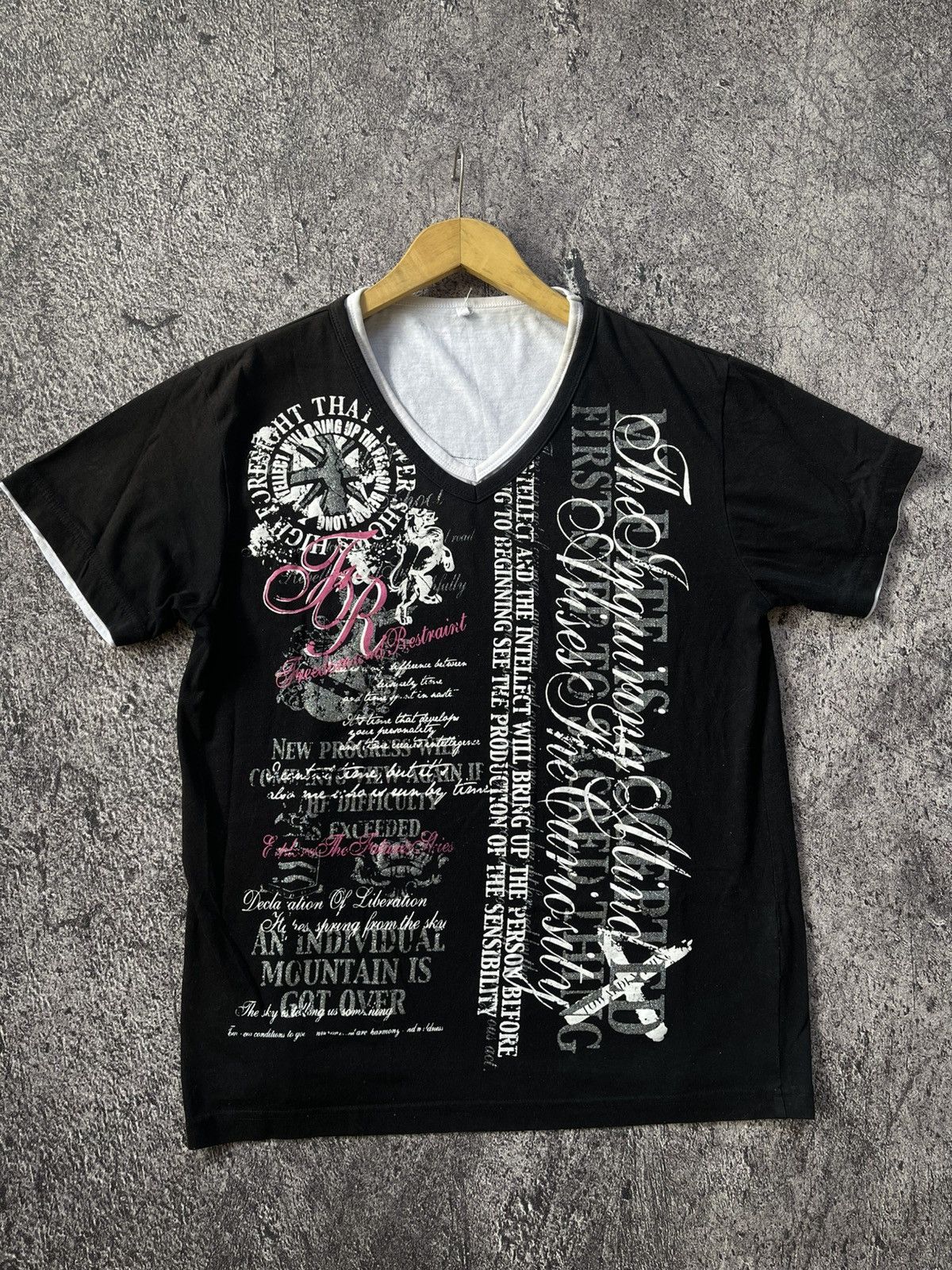 Japanese Brand Y2k Ifsixwasnine Tribal Style Tee