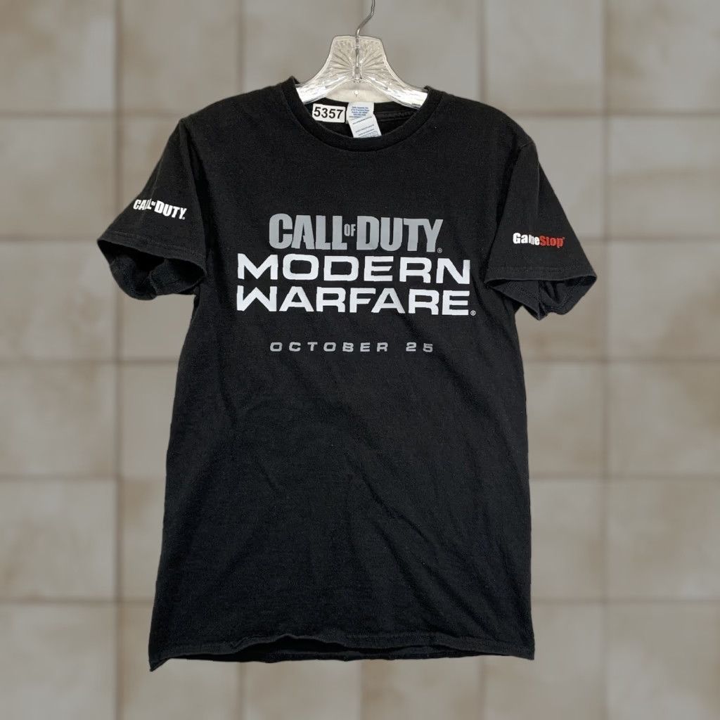 Delta Call Of Duty Modern Warfare Graphic T Shirt Black Xs Unisex Military Retro Mens