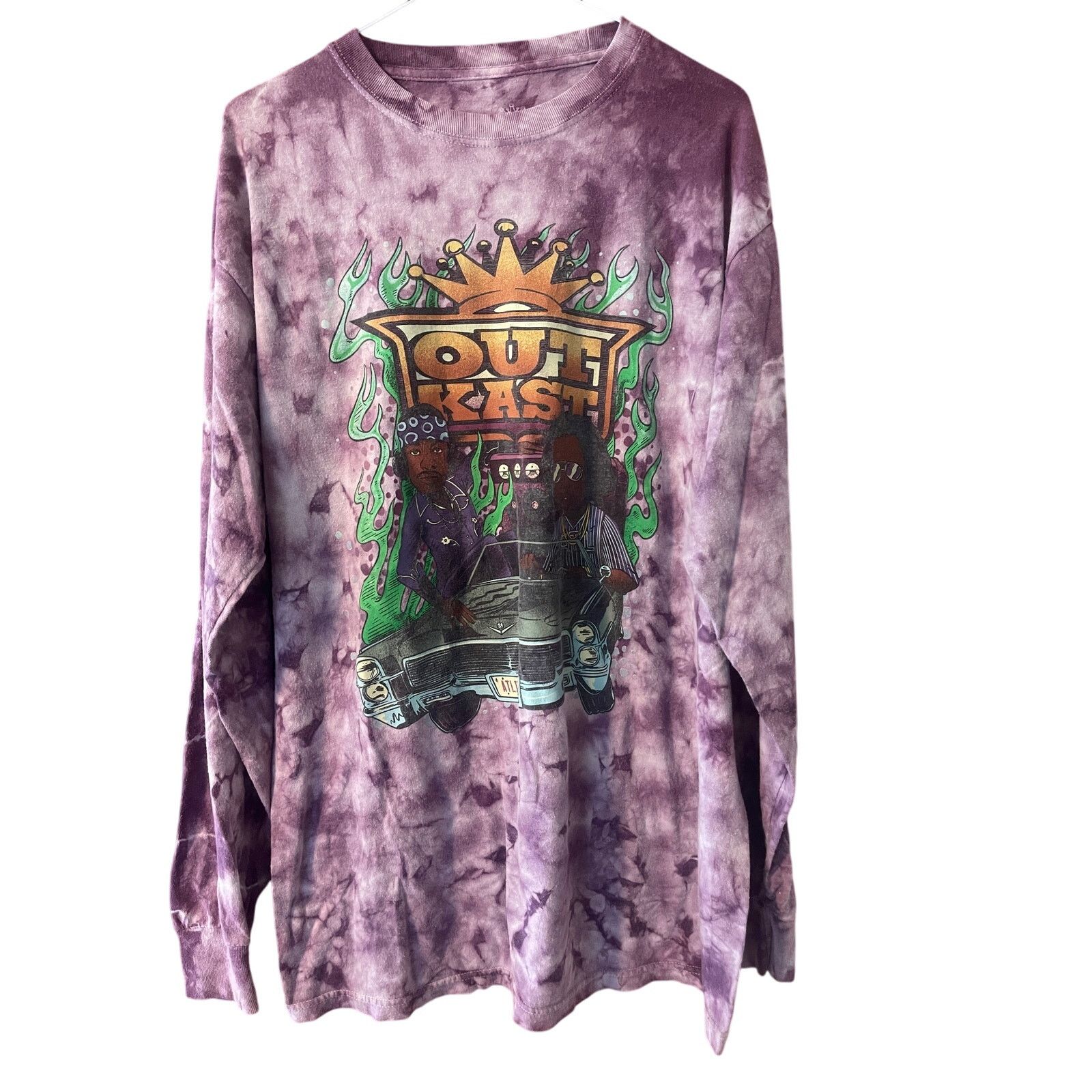 Other Outkast Atliens Tie Dye Ls Tshirt Urban Outfitters Men S Med Hoodie, Sweatshirt | AU16VibeMintTees.com
