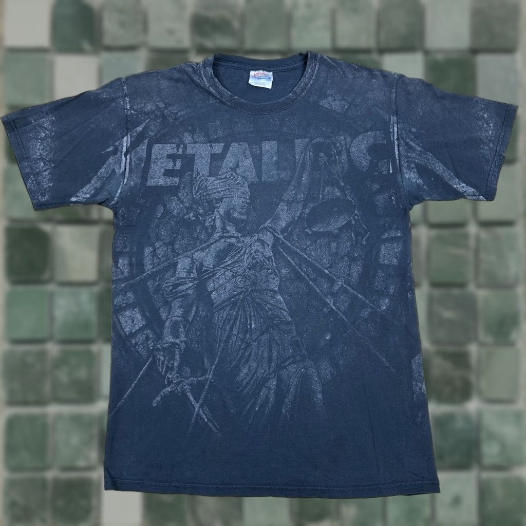 Vintage Metallica Death Magnetic T Shirt Mens M Black Aop 2000s Band T Shirt Mens 2000s Musi