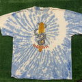 Vintage Y2k Hawaii Dragon Surfboard Tribal Tie Dye Tee