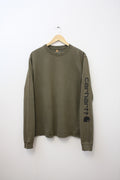 Carhartt Olive Army Green Long Sleeve Tee Medium