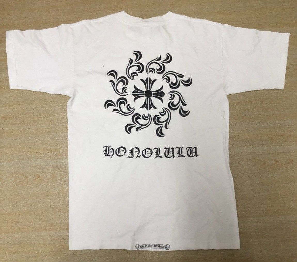 Hearts Vintage Chrome Hearts Honolulu Pocket Tee Hoodie, Sweatshirt | FlexRushtees.com