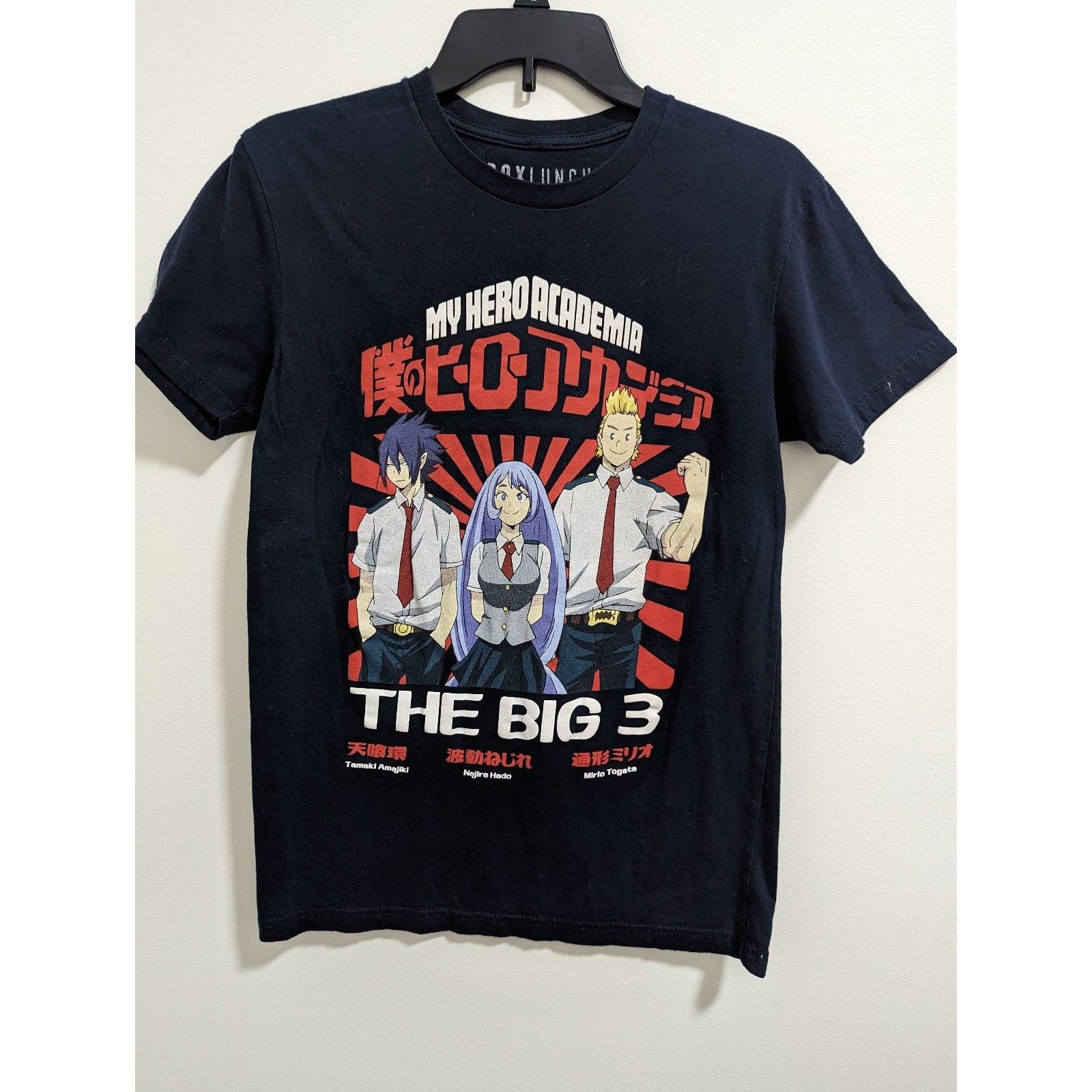 Other My Hero Academia T Shirt Xs The Big 3 Graphic Tee Hoodie, Sweatshirt | FlexRushtees.com
