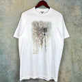 Vintage 90s Wolf T Shirt Mens Sz L White Nature Hoodie, Sweatshirt | FlexRushtees.com