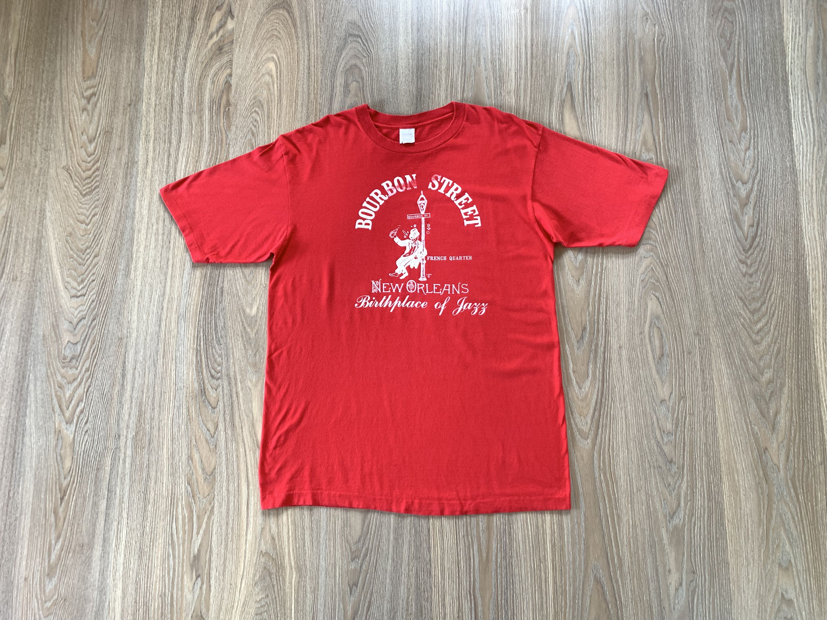 Vintage Rare Vtg Bourbon Street New Orleans French Quarter Tee Hoodie, Sweatshirt | FlexRushtees.com
