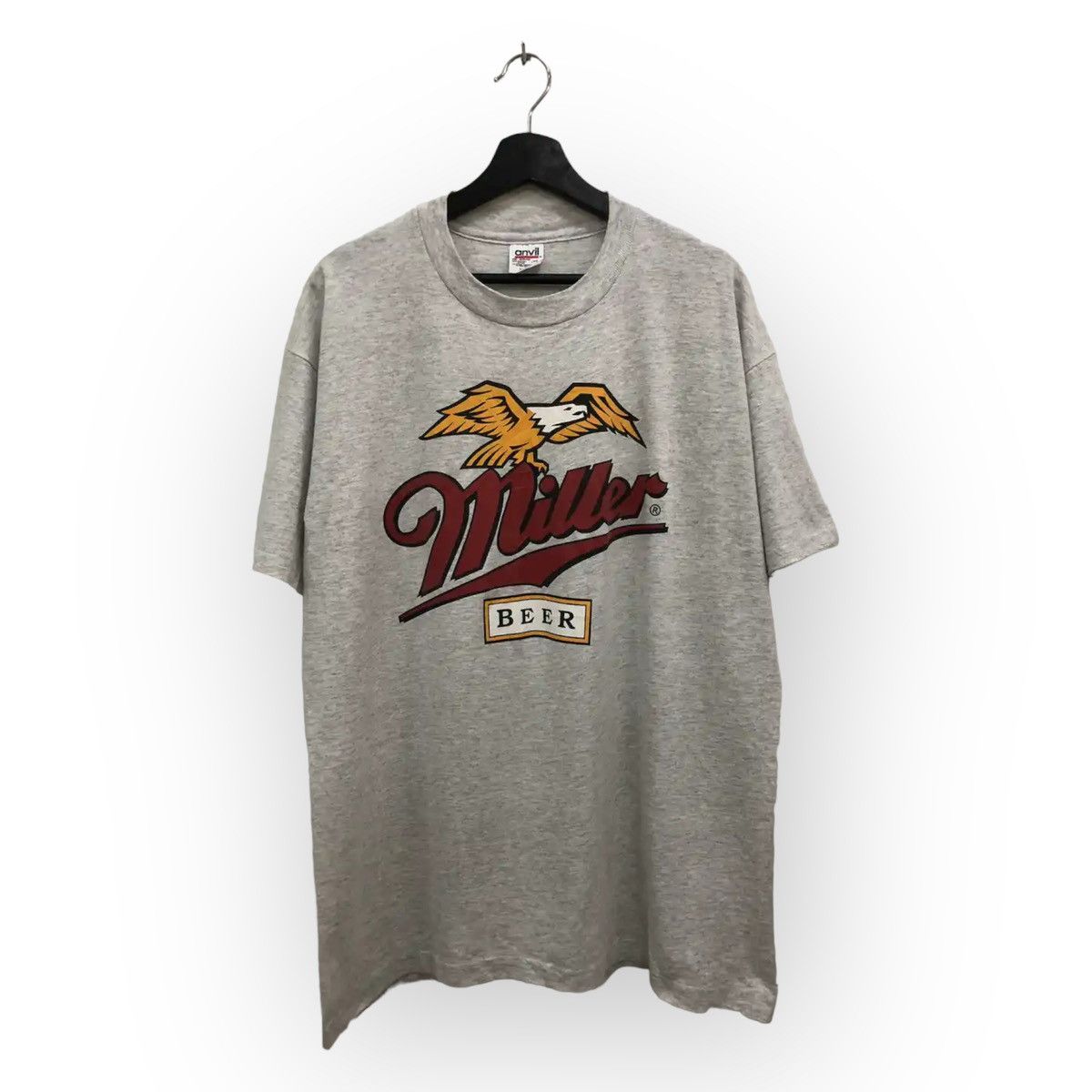 Vintage 90s Millee Beer Tee Anvil Hoodie, Sweatshirt | FlexRushtees.com