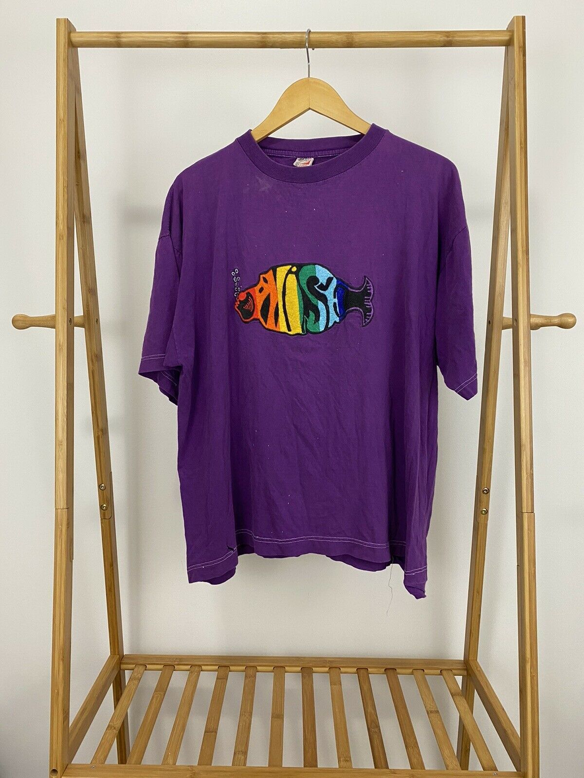 Vintage Vtg Phish Band Embroidered Graphic Bold Faded T Shirt Xl Hoodie, Sweatshirt | FlexRushtees.com