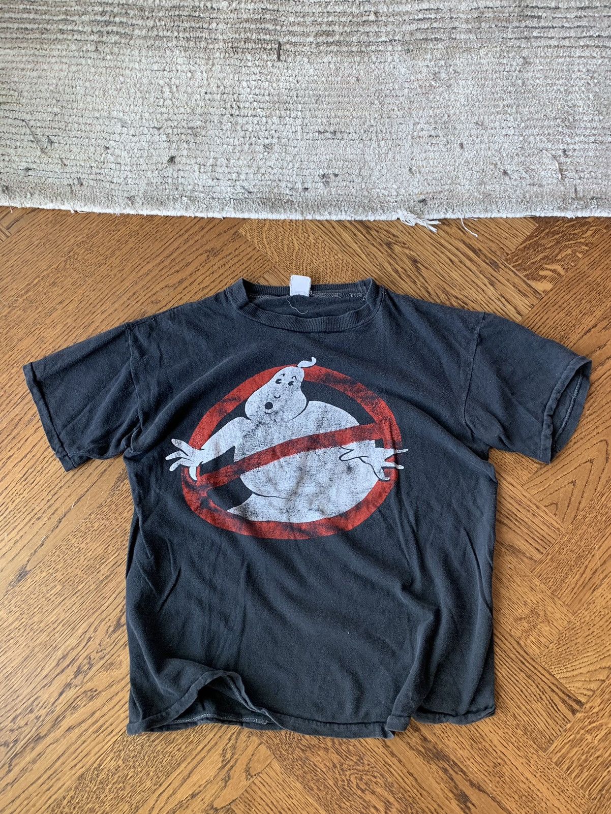 Vintage Ghostbuster Tee 80s 90s Ghost Buster Faded Single S