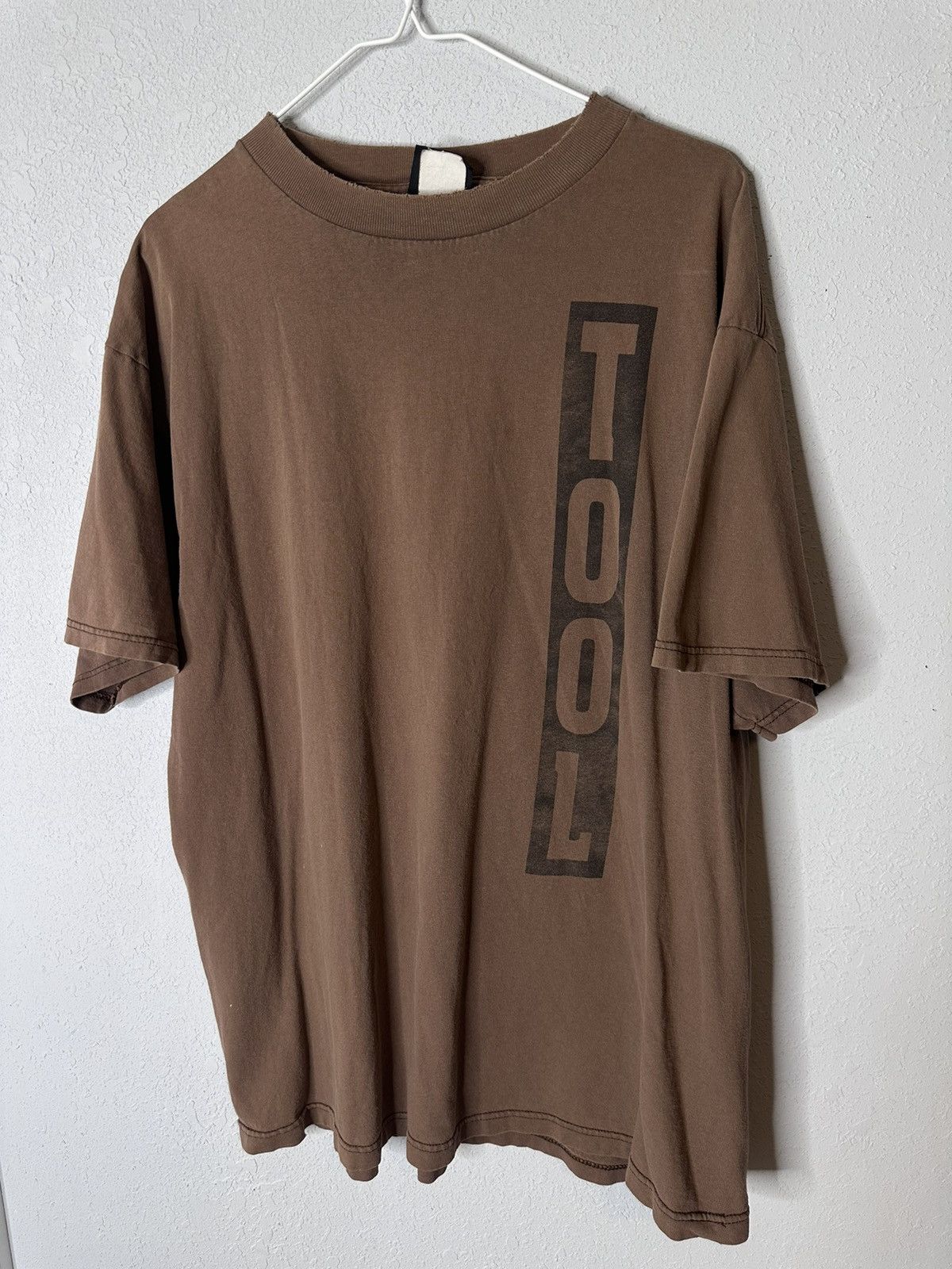 Vintage Tool Band Tshirt Brown Rare Sz Xl 90s Rock Hoodie, Sweatshirt | FlexRushtees.com