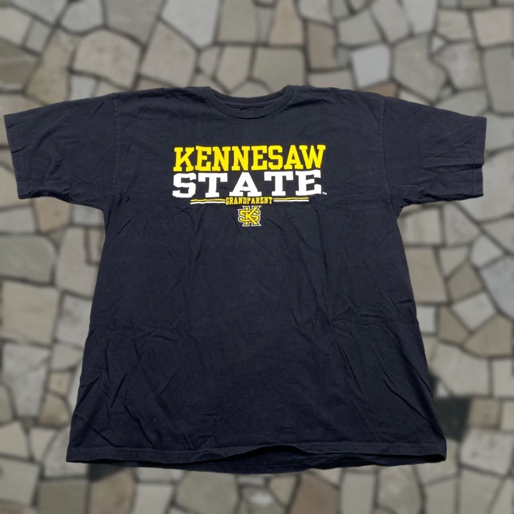 Vintage Kennesaw State Owls Grandparent Black T Shirt Collegiate Adult Xl Hoodie, Sweatshirt | FlexRushtees.com