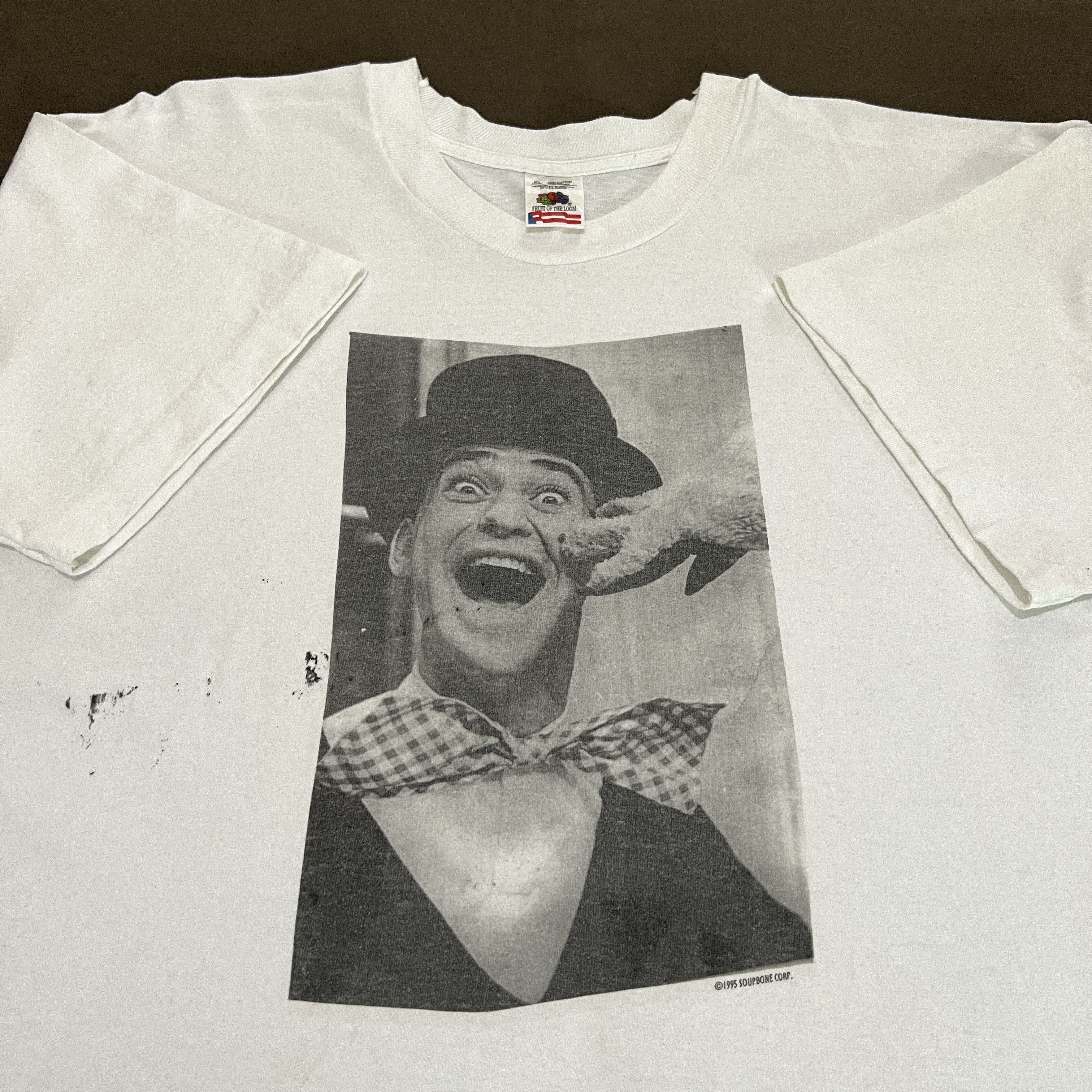 Vintage 90s Soupy Sales With White Fang In Photography Tee Hoodie, Sweatshirt | FlexRushtees.com