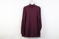 Vintage 60s 70s Streetwear Lon Knit Turtleneck T Shirt Usa