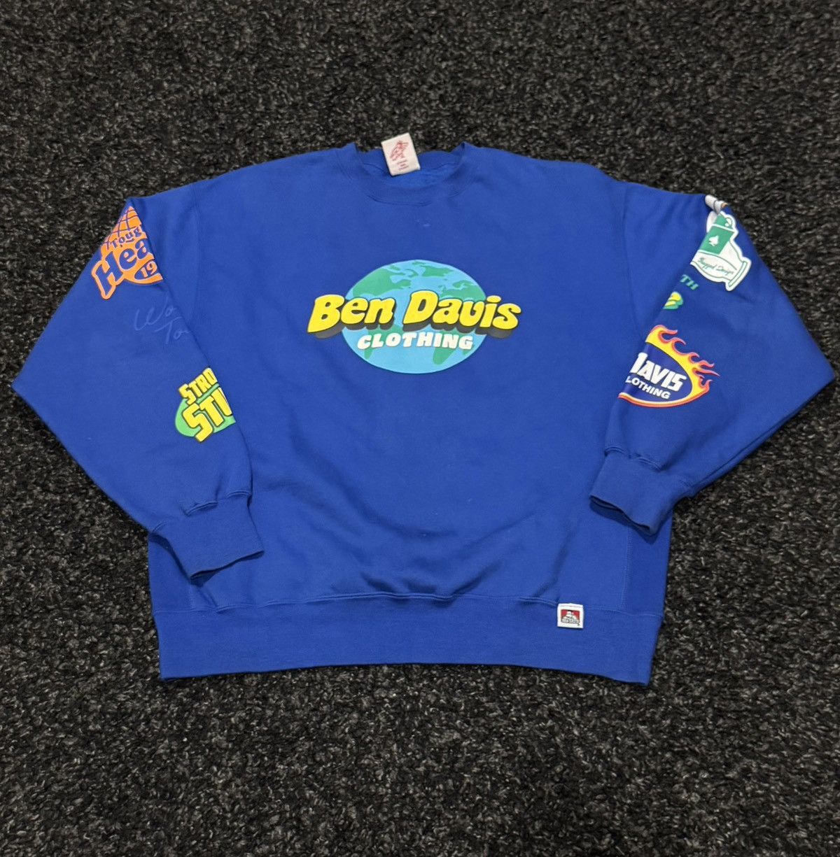 Davis Ben Davies Patched Crew Sweatshirt