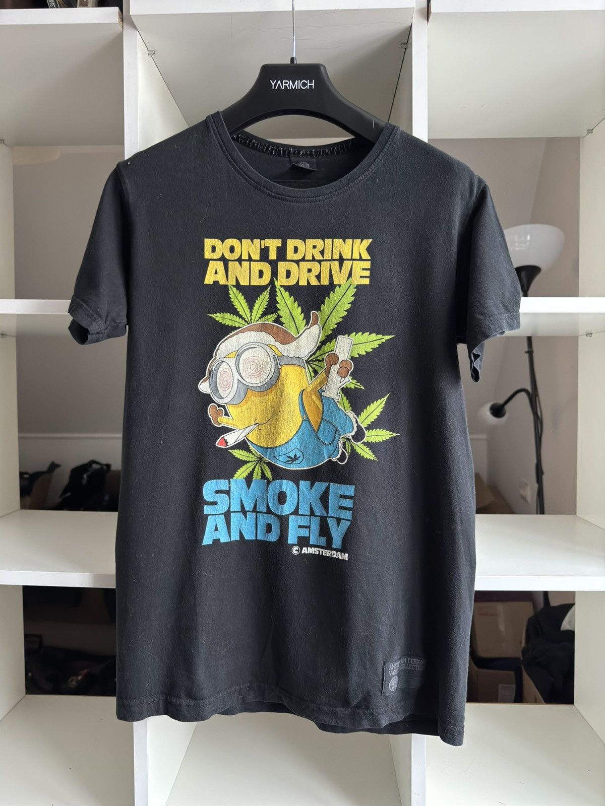 Vintage High Stoned Minion Quote Tee Hoodie, Sweatshirt | FlexRushtees.com