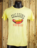 Vintage Callahan S Hot Dogs Graphic T Shirt 70s