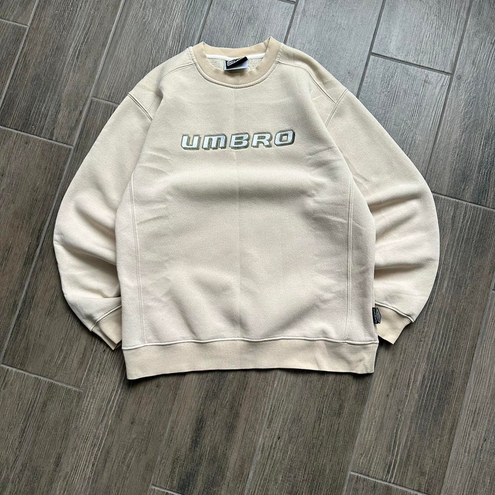 Vintage Umbro Cream Crewneck Sweatshirt T-Shirts, Hoodie | FlexRushtees.com
