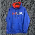 Armour Under Armour Mens Hoodie Size S Blue Orange Pullover Sweatshirt Ua Storm Fleece T-Shirts | AU16VibeMintTees.com