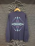 Vintage Vtg Pendleton Woolen Mills Navajo Aztec Style Longsleeve Tee