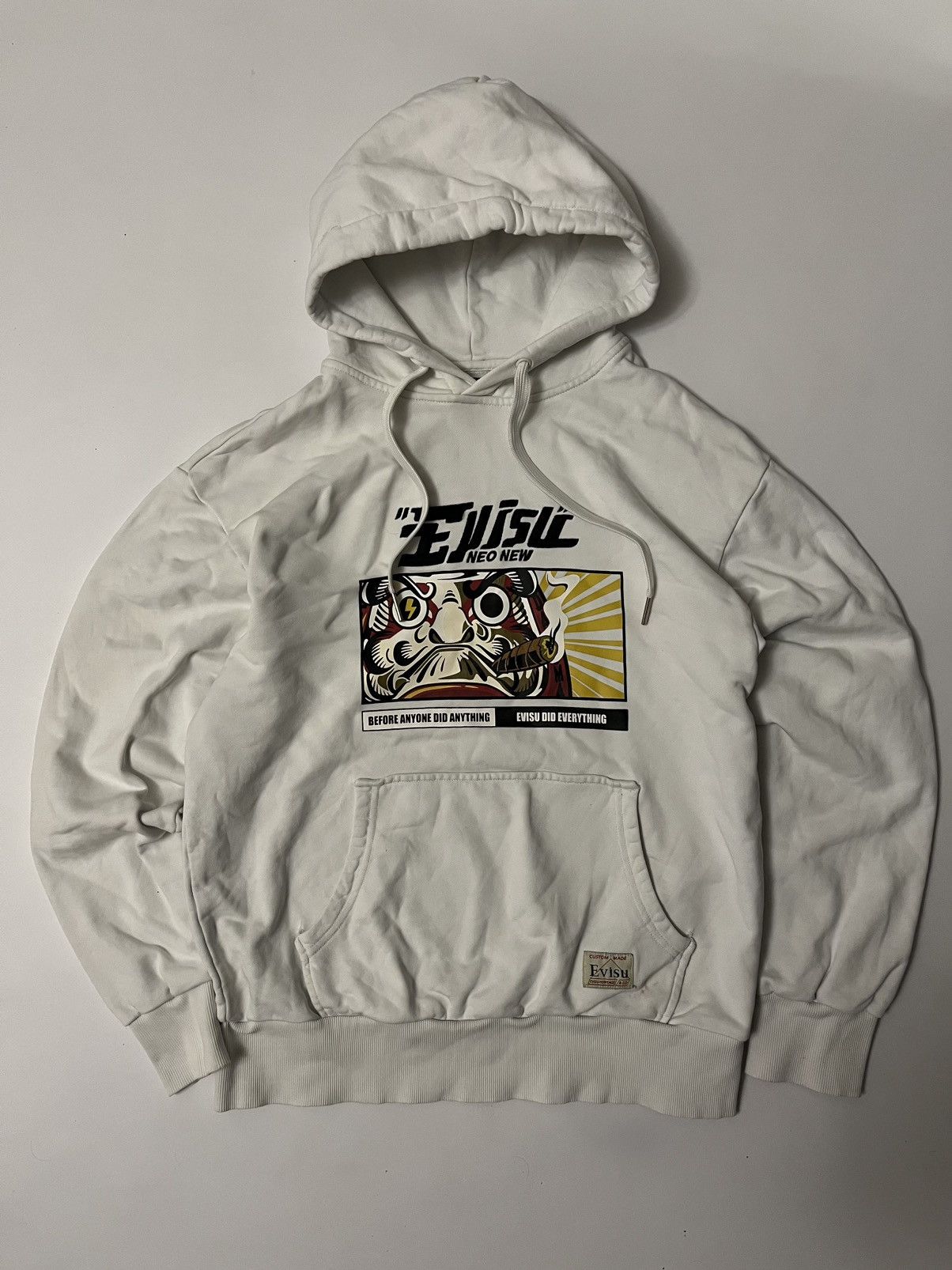 Evisu Heritage Custom Made Hoodie Big Logo T-Shirts, Sweatshirt | FlexRushtees.com