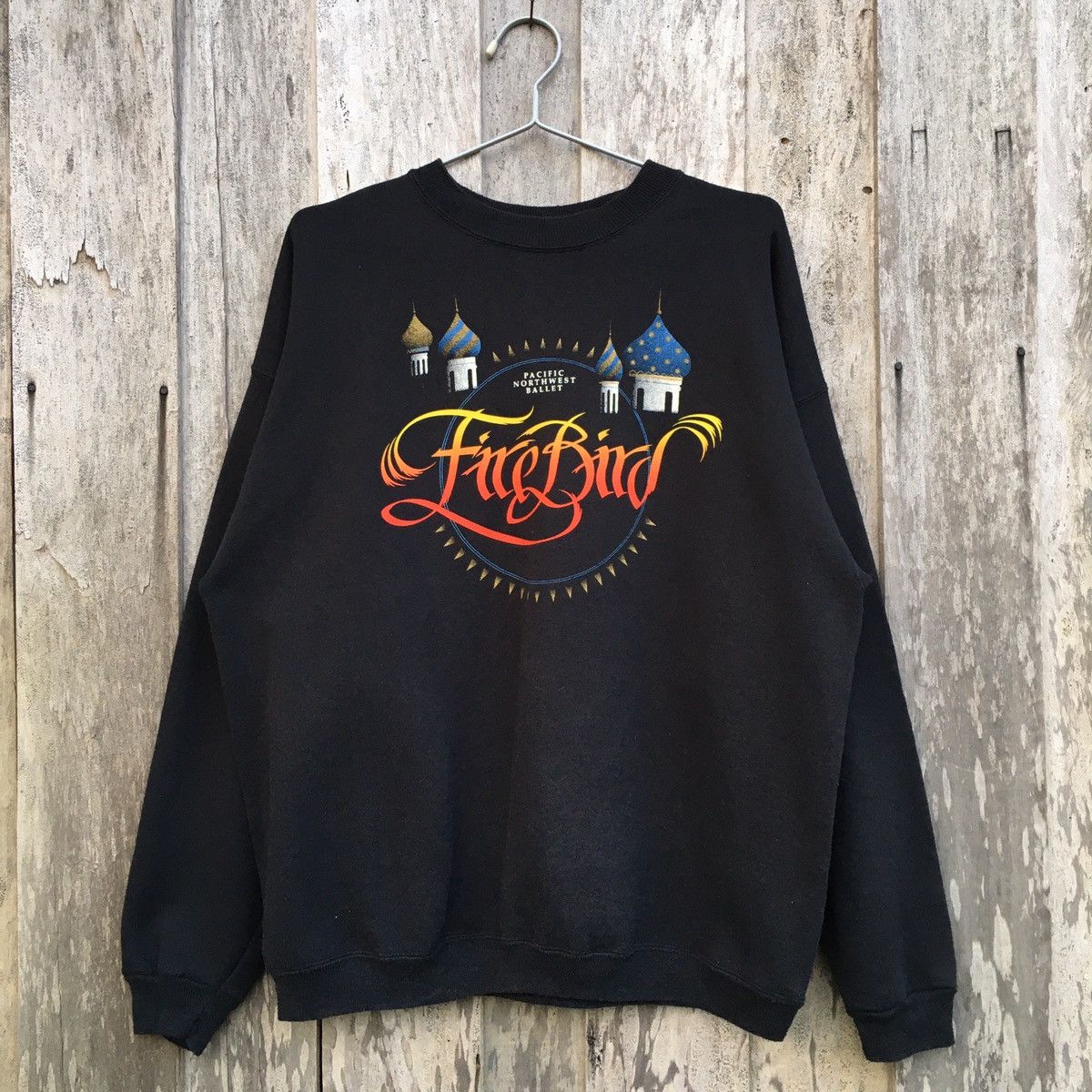 Vintage Hanes Fire Bird Animated Crewneck Sweatshirt