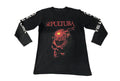 Band Tees Sepultura Beneath The Remain Tour 90 Sidetape Longsleeve Tee Hoodie, Sweatshirt | FlexRushtees.com